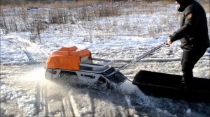 Новая модель мотобуксировщика Барс Следопыт.