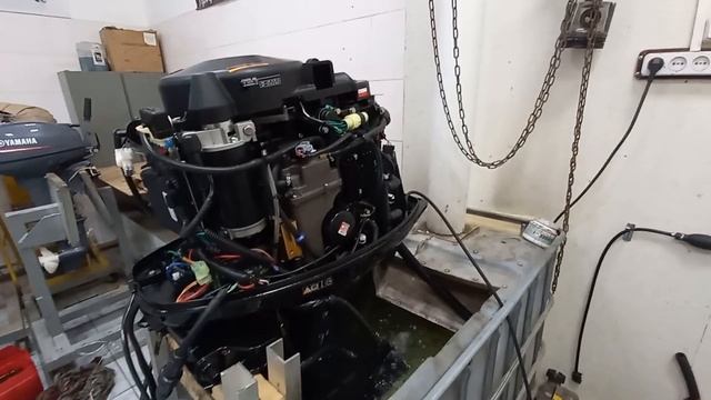 Обкатка Parsun 60  в нашем сервисе .