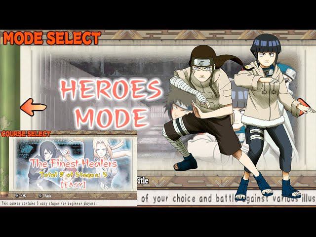 Naruto: Ultimate Ninja Heroes 2: The Phantom Fortress (Heroes mode) (Easy)