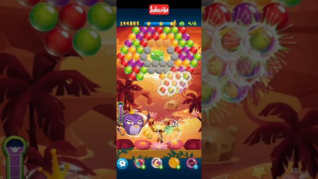 Level 50 Angry Bird POP aka AB POP смотреть онлайн