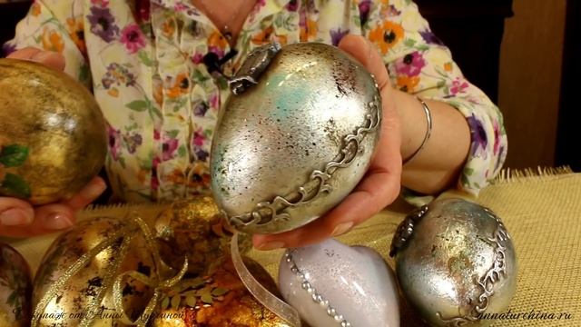 Пасхальный декупаж. Игры с поталью смотреть онлайн