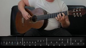 abba money money money guitar tutorial tabs fingerstyle cover instrumental (guitarclub4you)