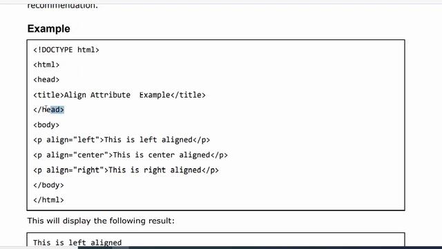 HTML - Attributes | Element and Values of attributes how to use