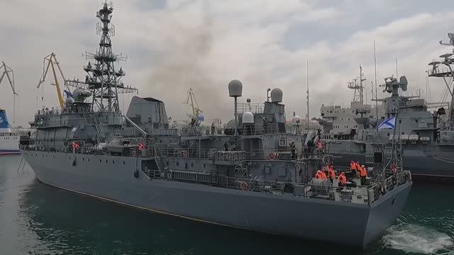 Разведывательный корабль черноморского флота 
