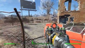 Fallout 4. Бой с Чудищем и где взять Гатлинг-Лазер.