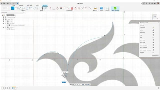 Лайфхак Fusion 360: разбиение Fit Point Spline на сегменты смотреть онлайн