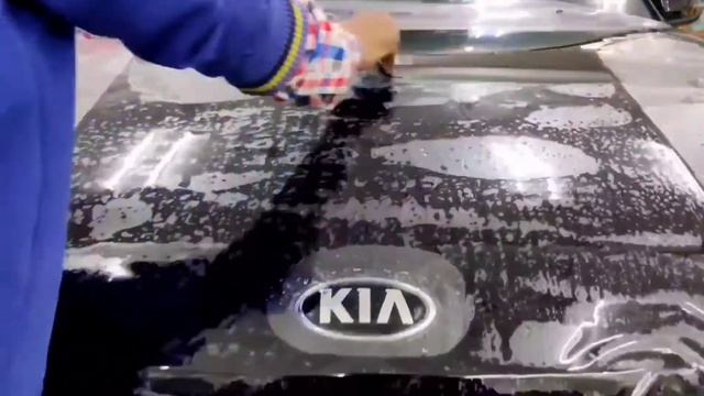 KIA _ Sonet😍 || Ceramic Coating and Paint Protection Film || Full Process || Galaxy Car Care смотреть онлайн