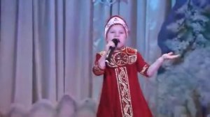Юля Плескач (6 лет)-  Попурри  русских народных песен