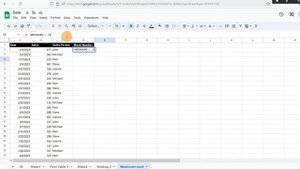 How to find the week number for dates in Google Sheets | use weeknum formula video #googlesheets