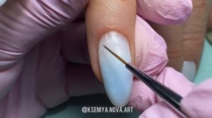 Градиент цветными базами | Текстуры на ногтях | Градиент кистью