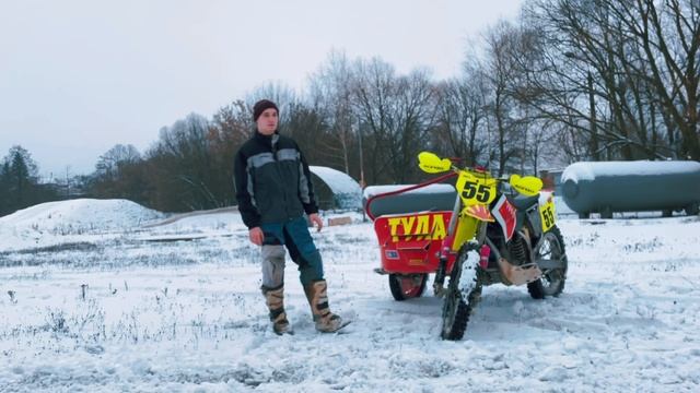 КРОССОВЫЙ МОТОЦИКЛ С КОЛЯСКОЙ/sidecar MEFO-зимний мотокросс