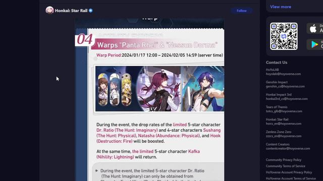 ALL EVENTS COMING IN PART 2 OF THE 1.6 UPDATE FOR HONKAI STAR RAIL!!! смотреть онлайн