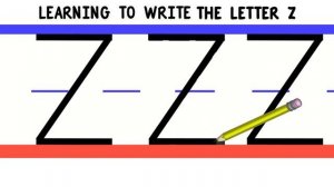 Write the Letter Z