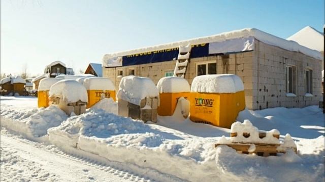 Почему нельзя строить дома из Газобетона зимой? смотреть онлайн