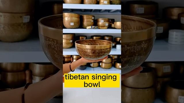 Tibetan handmade singing bowl, yoga meditation practice instrument, chakra healing to relieve fatig