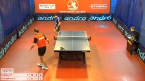 Настольный теннис матч 25012018 2 Петр Федотов Вячеслав Кривошеев