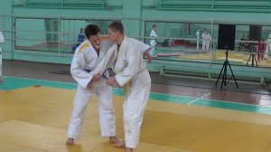 Аттестовали на коричневый пояс дзюдо.