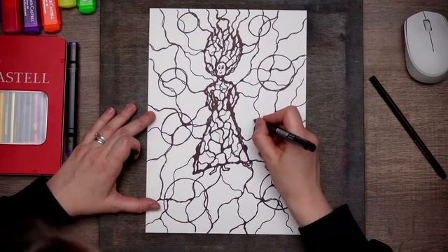 Бесплатный мастер-класс по нейрографике «Нейросилуэт»
