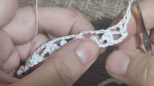 МК.Ажурный, нежный воротничок крючком