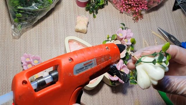 Собираем букет в гипс кашпо "Бабочка" . 5 мая 2023 г. смотреть онлайн