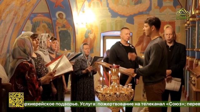 В Борисоглебском монастыре еженедельно читают Акафист пред иконой Божией Матери «Нечаянная радость» смотреть онлайн