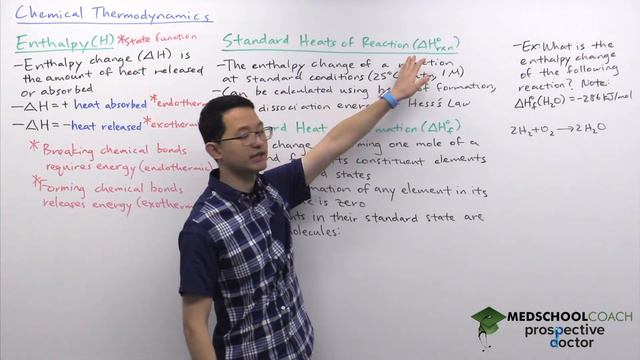 Enthalpy of Chemical Thermodynamics, Part 1