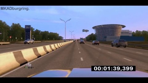 Весь МКАД за 3 минуты.