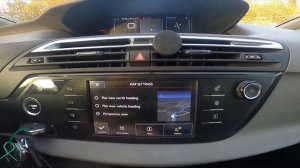 How to Manage Map Settings in Citroen C4 Picasso II ( 2013 – 2018 ) -  Find and Manage Map Settings