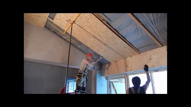 Пристрой Монтаж ОСБ  Завершение