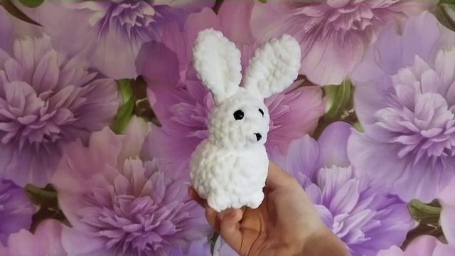 Пасхальный кролик крючком. Мастер-класс в описании. смотреть онлайн