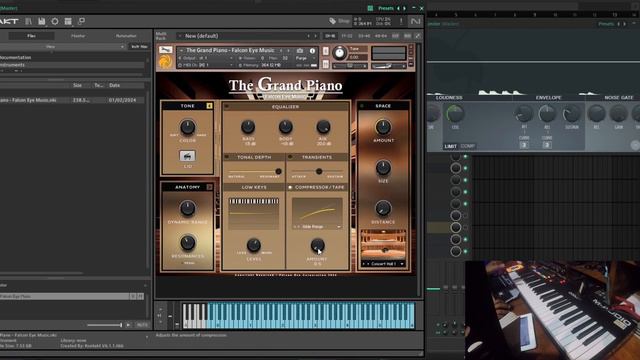 FalconEye - STEINWAY GRAND-D CONCERT PIANO Kontakt Library First Look by Amila M Sinhala Kontakt
