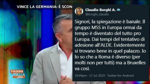 Paragone Su M5S EU Voto Ursula Von Der Leyen / Sovrapponi I Concetti 