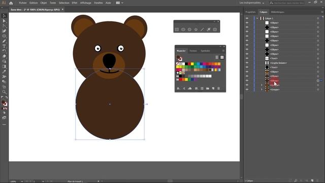 Comment faire une simple illustration avec Illustrator [Tuto Illustrator] смотреть онлайн