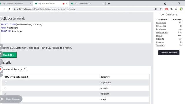 W3Schools Online Web Tutorials | W3schools | W3Schools SQL