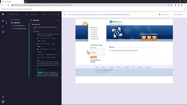 Test page login avec Cypress | Partie 6 смотреть онлайн
