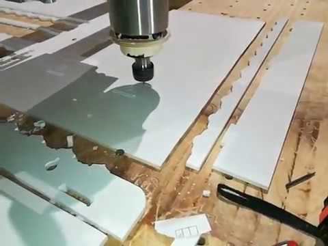 Режем полку из ПВХ на ЧПУ