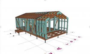 Барнхауз в Архикаде. Моделируем каркасный дом