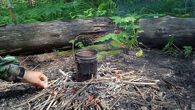 Чай в лесу.