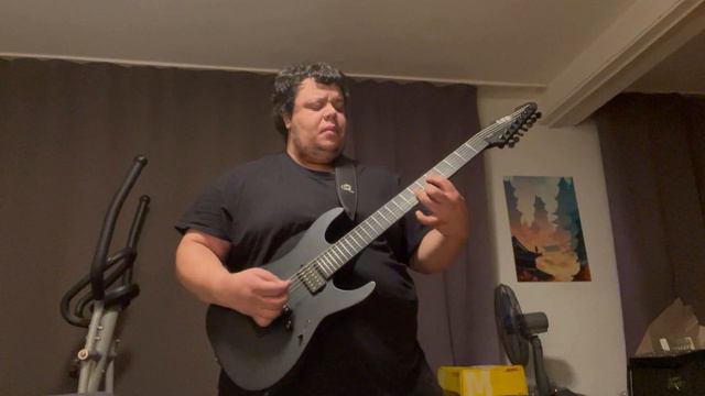 Practicing new Song on ESP LTD AW-7B смотреть онлайн