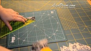 Patchwork tutorial Triangl - Patchworkové vzory podle pravítka Triangl LizaDecor.com