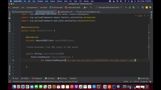 Spring Boot with AWS SNS | Send Notifications from SNS Topic to SQS Queue and Email | AWS SNS смотреть онлайн