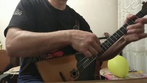 Балалайка. Чеченская песня "Хаза к1ант"