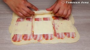Быстрая закуска с БЕКОНОМ И СЫРОМ