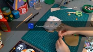 Делаю Поделку новогодний сапог