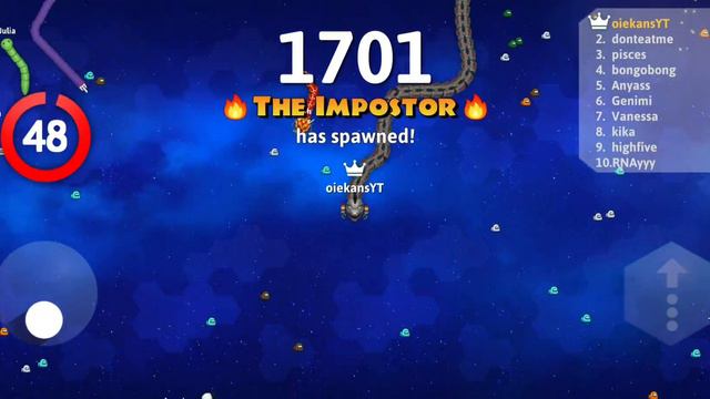 THE IMPOSTOR Snakes AMONG US | Snake.io смотреть онлайн