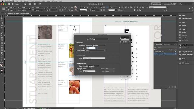Adobe InDesign | Interactive PDF - Navigation and E-Mail Links