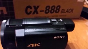 Unboxing на новата ми камера(Sony FDR-AX33),стойката на самата камера и на новата ми запалка!!!:)