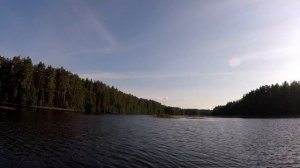 Первая рыбалка с девушкой на лодке. Новый спиннинг.