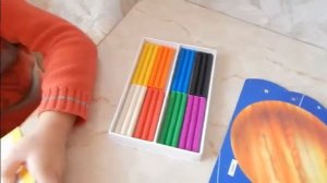 Солнечная система- макет аппликация. День космонавтики.