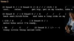 Crazy Little Thing Called Love | Chords and Lyrics | TAB |Queen